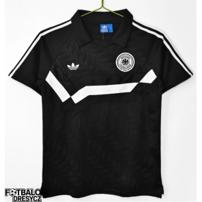 Německo 1988-1990 Retro Venkovní Dres Krátký Rukáv Německo 1988-1990 Retro Venkovní Dres Krátký Rukáv